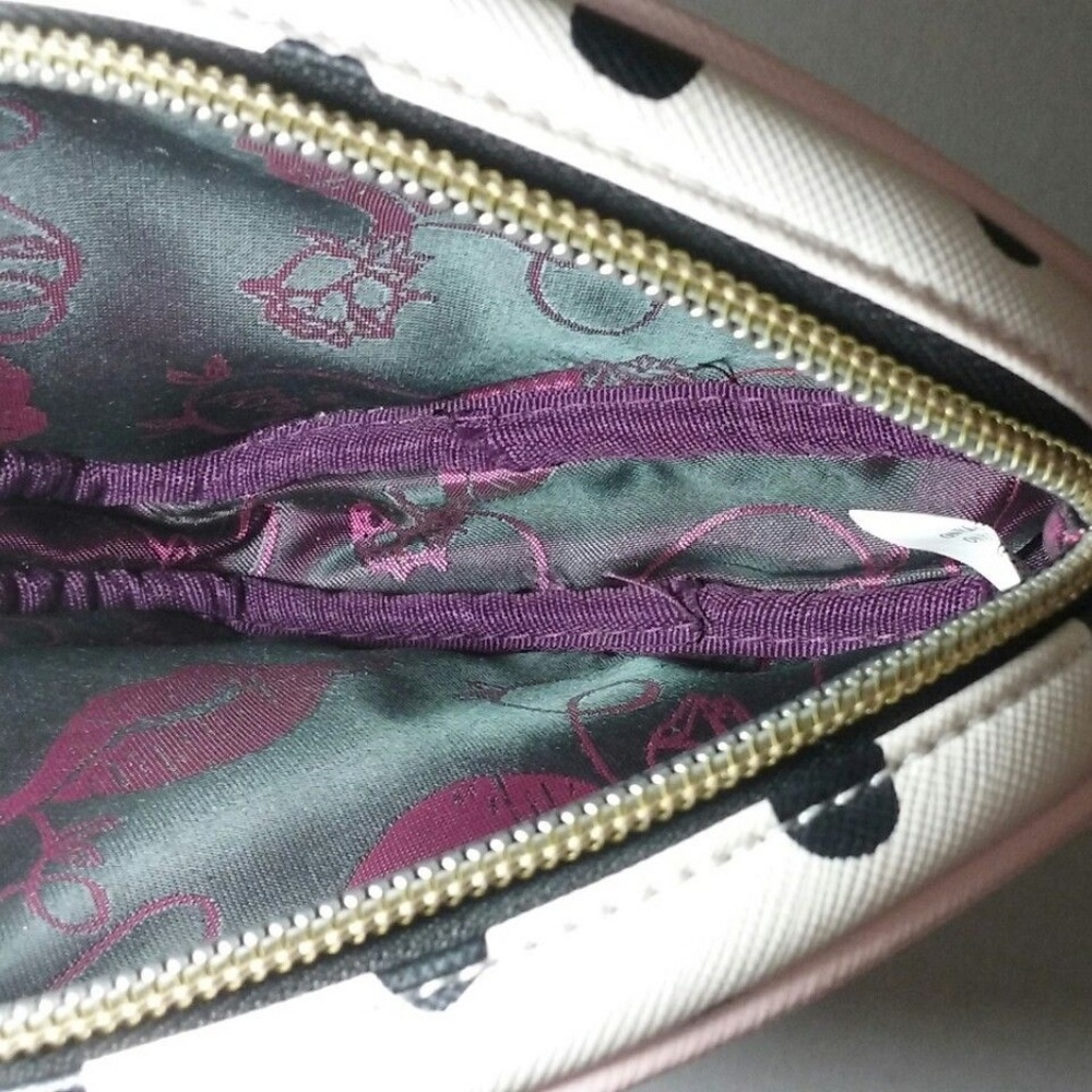 Betsey Johnson Polka Dot Pouch - Picture 6 of 8